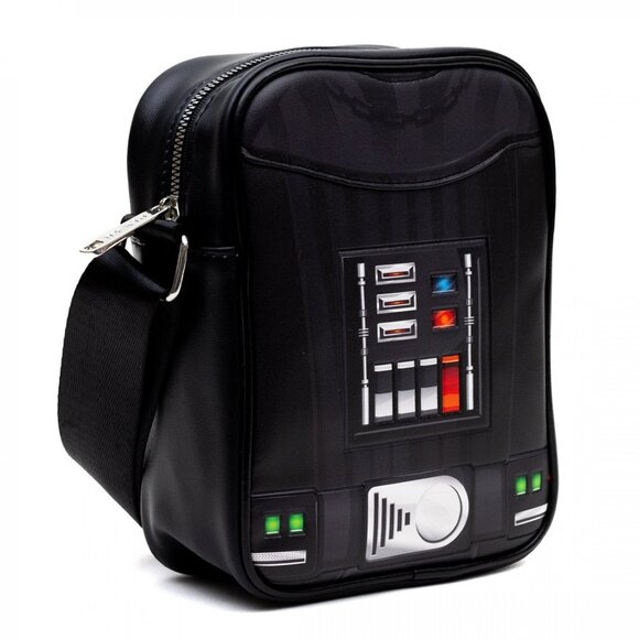 Disney BuckleDown Star Wars Darth Vader Character Close-Up Crossbody Bag NWT - Picture 2 of 4